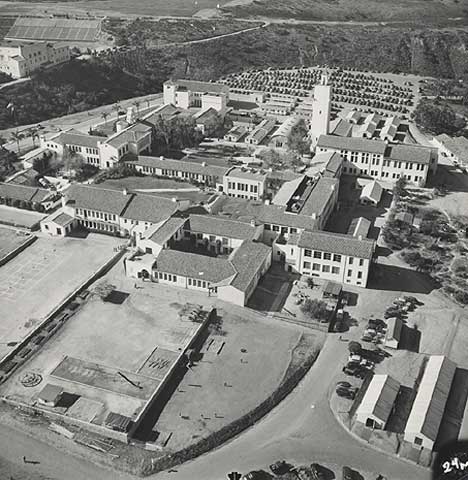 Figure 3.2 A view of the expanded campus in 1948. Courtesy of San Diego State University Library, University Archives, Photograph Collection. 